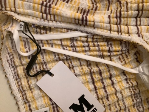NWT $947 Missoni Striped Skater Dress Size IT 48 US 12 - Picture 7 of 9
