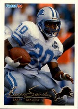 1994 Fleer Football "Main Set" Base Cards #1 to #250