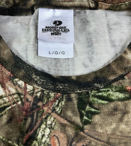 NWT Women’s Camo Longsleeve Shirt Mossy Oak Break Up Size Large - Picture 2 of 5