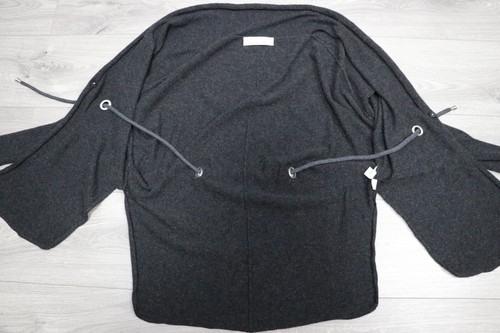 BRUNELLO CUCINELLI for BERGDORF GOODMAN Dark gray Cashmere Cardigan Sweater Sz S - Picture 15 of 24