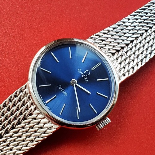 VINTAGE 1979 DAMEN OMEGA DEVILLE CAL 625 HANDAUFZUG GEWARTET SAUBER - Bild 1 von 21