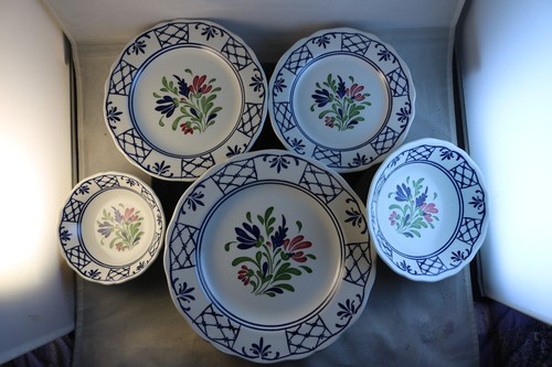 Johnson Brothers Provincial Scalloped Edge 21 Plate Dinner Service JB England - Picture 2 of 12