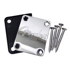 For Fender Electric Guitar Neck Plate Mit Fender Logo Screws Guitar Replacement