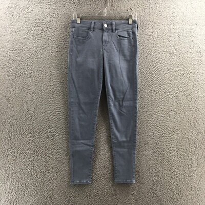 American Eagle Jegging Jeans Womens 4R (actual 29x27.5) Blue Denim Mid Rise Zip