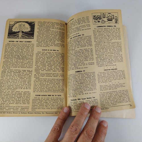 The Herbalist Almanac 1965 Clarence Meyer Illustrated PB Botanic Gardens  - Picture 10 of 10