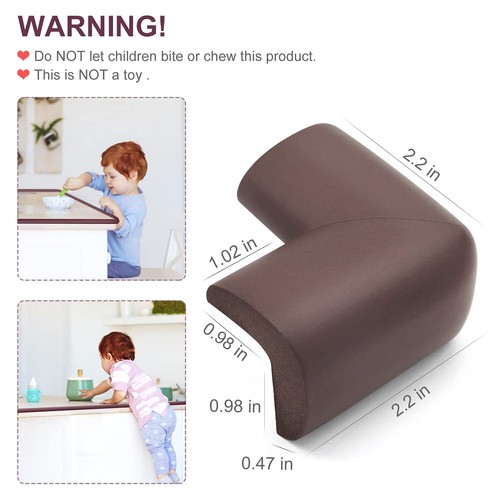 Baby Proofing Edge Corner Protector Kids Table Corner Guards Thick Bumper Foam - Picture 12 of 12
