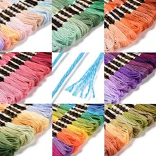 1 Set 0.5mm 6-Ply Polyester Embroidery Floss Cross Stitch Threads about 8m/Skein