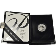 American Platinum Eagle Proof 1/10 oz $10 - Coin in OGP - Random Date 2692.50 per troy oz