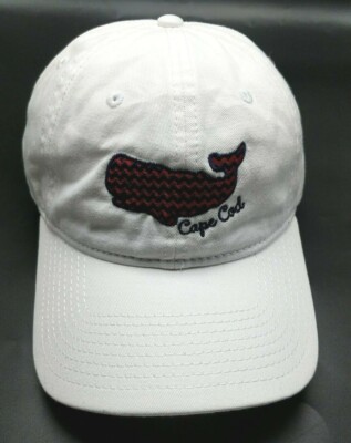 CAPE COD hat white adjustable cap Massachusetts MA - 100% cotton *NEW*
