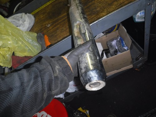 Yamaha 1972 CS3 200 electric right exhaust muffler baffle I have more parts - Picture 3 of 8