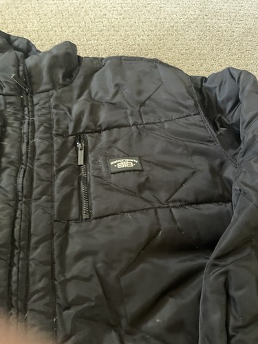 Vintage ST8 STATE PROPERTY Black Quilt Lined Jacket Coat Sz XXXL MEN 313 - Picture 2 of 11