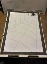 25 Sheets Computer Stationary   Halloween Spider  8-1/2 x 11