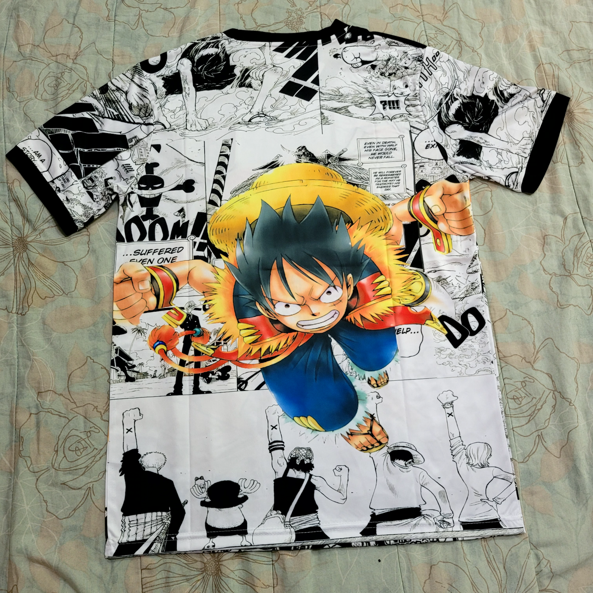 Japan Soccer Jersey Anime One Piece Luffy Special Concept