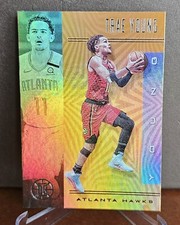 2019-20 Panini Illusions Trae Young #136 Orange Parallel Atlanta Hawks
