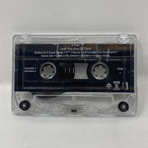 2Pac Tupac Until The End Of Time Cassette Tape 1 2001 Rare - Picture 6 of 7