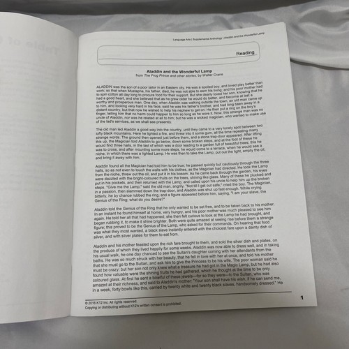 K12 Ergänzender Sammelband 6 Lesung pädagogisches Nachschlagewerk - Bild 9 von 10