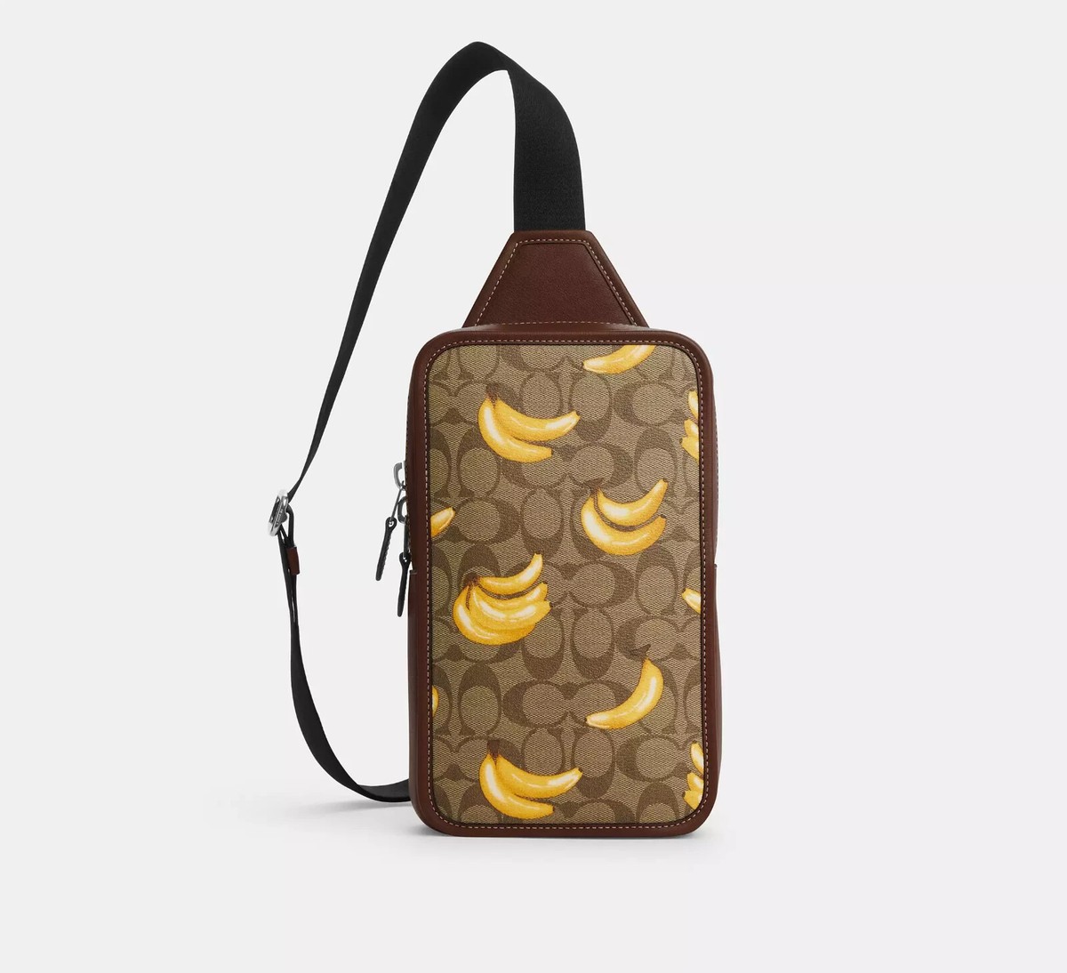 NWT Coach Sullivan Pack In Signature Canvas With Banana Prin CR295