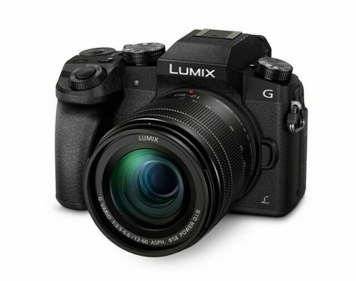 Panasonic LUMIX G7 Mirrorless Camera with 12-60mm Lens - Black