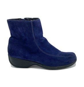 clarks blue suede ankle boots