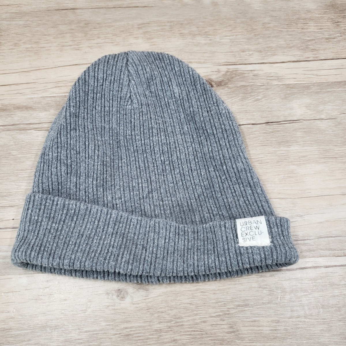 Zara Urban Crew Exclusive Beanie Knit Cap Hat Gray Stretch Fit | eBay