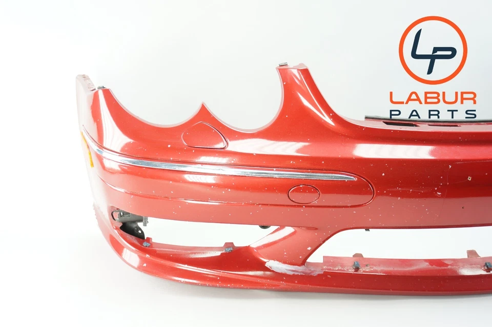 Cubierta de parachoques delantero rojo W209 03-05 Mercedes Clase CLK AMG BR498 Foto 3 de 4