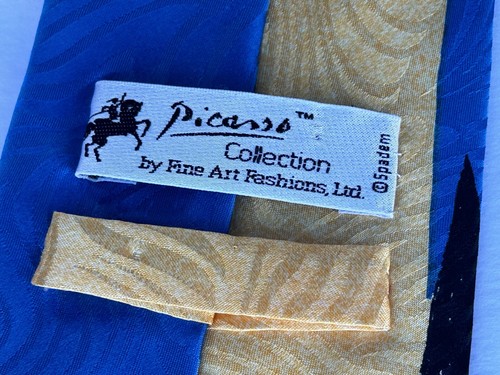 Picasso Collection Fine Art Fashions Men’s Necktie Dog And Cock 1921 57”/4” - Picture 6 of 9