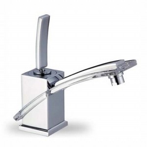 Design Armatur | Messing Verchromt | Badarmatur Einhebelmischer