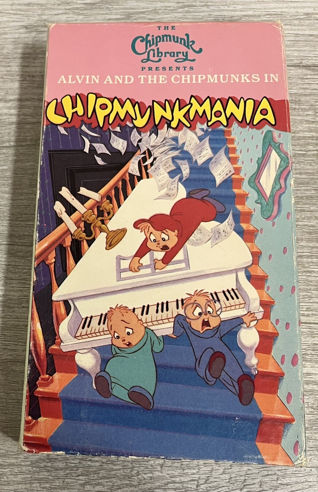 Chipmunkmania The Chipmunk Library Presents Alvin And The Chipmunks VHS ...