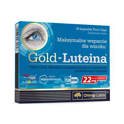 OLIMP GOLD LUTEIN 22 mg Zink Zeaxanthin SEHKRAFT 30 Kapseln