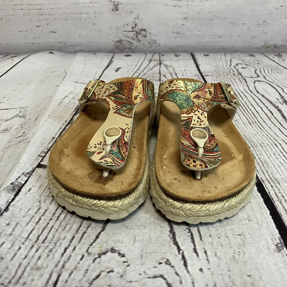 Sanosan Calzado Sandalias Mujer EU36 US 5.5 Tanga Floral Confort España Foto 2 de 4