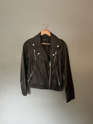 Black Leather Jacket Forever 21 Faux Leather Bomber Jacket