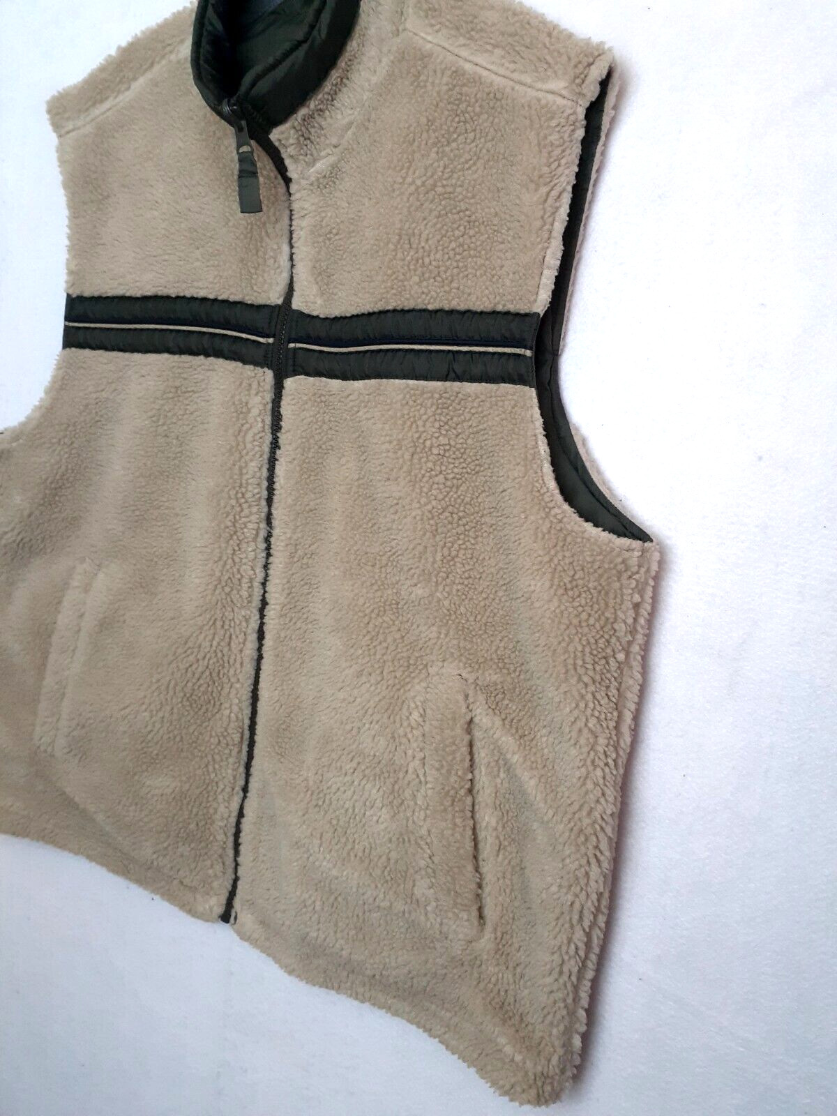 BASIC EDITIONS Men Vintage Reversible Fleece Nylo… - image 8