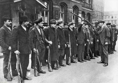 Red Ruhr Rising A detachment of the Red Ruhr Army has lined up for inspection M- 1920 ...