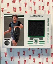 2021-22 CHRONICLES DRAFT JALEN GREEN substantial rookie swatches PATCH RELIC