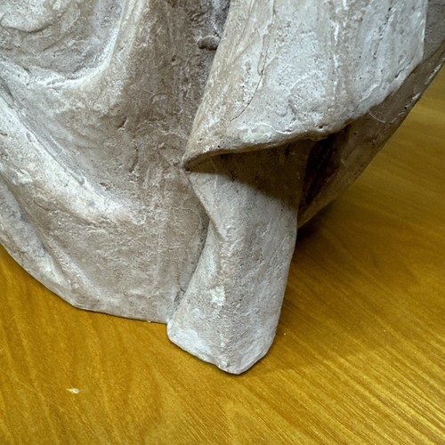 Signed Arnold Bergier Bust of Moses with Tablets 1967 Sculpture Ten Commandments - Picture 21 of 24