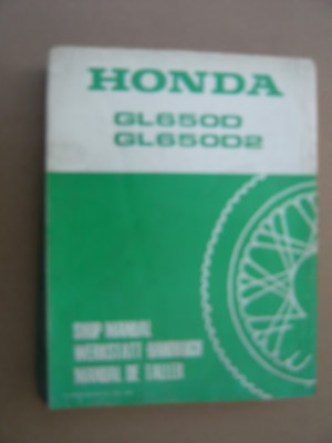 Honda GL650 D D2 Werkstatt - Handbuch Stand 1983_Shop Manual_Manual De Taller