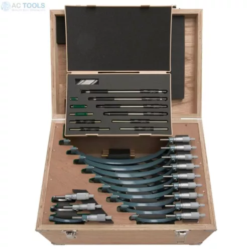 Mitutoyo Outside Micrometers Metric 0 - 300mm (12 Piece Set) 103-914-50 Genuine
