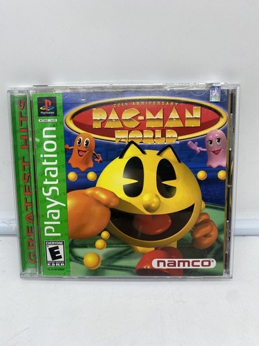 Raro Nuevo Pac-Man World 20th Anniversary PS1 (Sony PlayStation 1, 1999) - Imagen 1 de 3