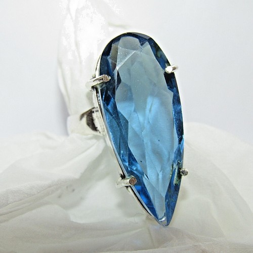 Ladies Rings fashion gemstone silver statement rings huge size style choice UK - Picture 81 of 120