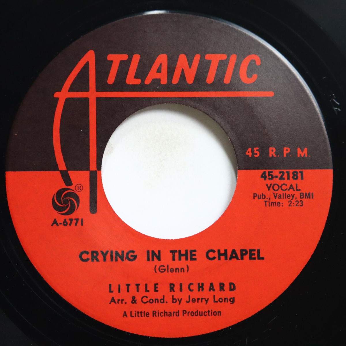 LITTLE RICHARD - HOLE IN THE WALL / CRYING IN THE CHAPEL - ROCK 45