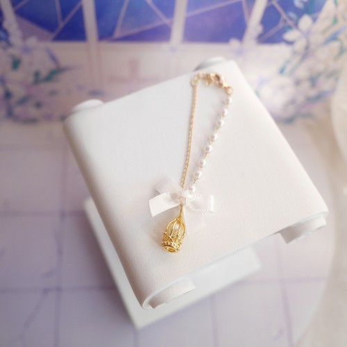 newBJD doll 1/6 ob24 moon necklace pearl bird cage hot air balloon sweater chain - Picture 5 of 15