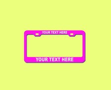 Personalized License Plate Frame - Custom Made in the USA