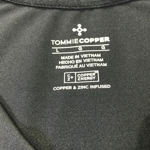 Tommie Copper Shirt Mens Large GYM Performance Core Stretch Training V Neck - Picture 4 of 9