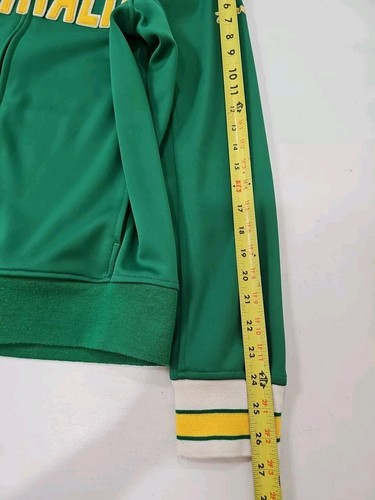Mondetta Australia Vintage Track Jacket Full Zip M Green Embroidered Crest - Picture 9 of 11