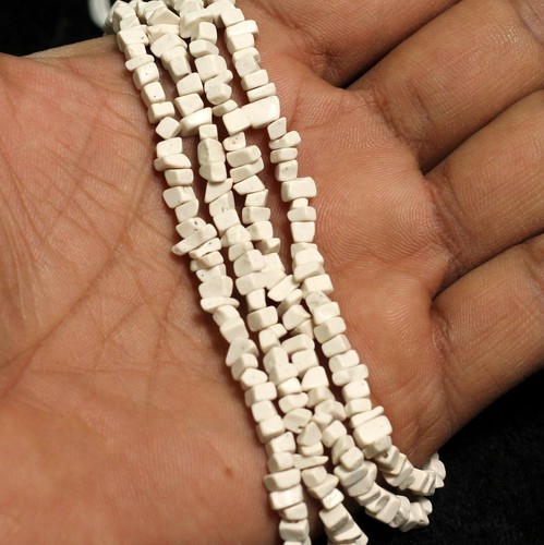 2 Strings Semiprecious Howlite Beads 4mm - Picture 24 of 41