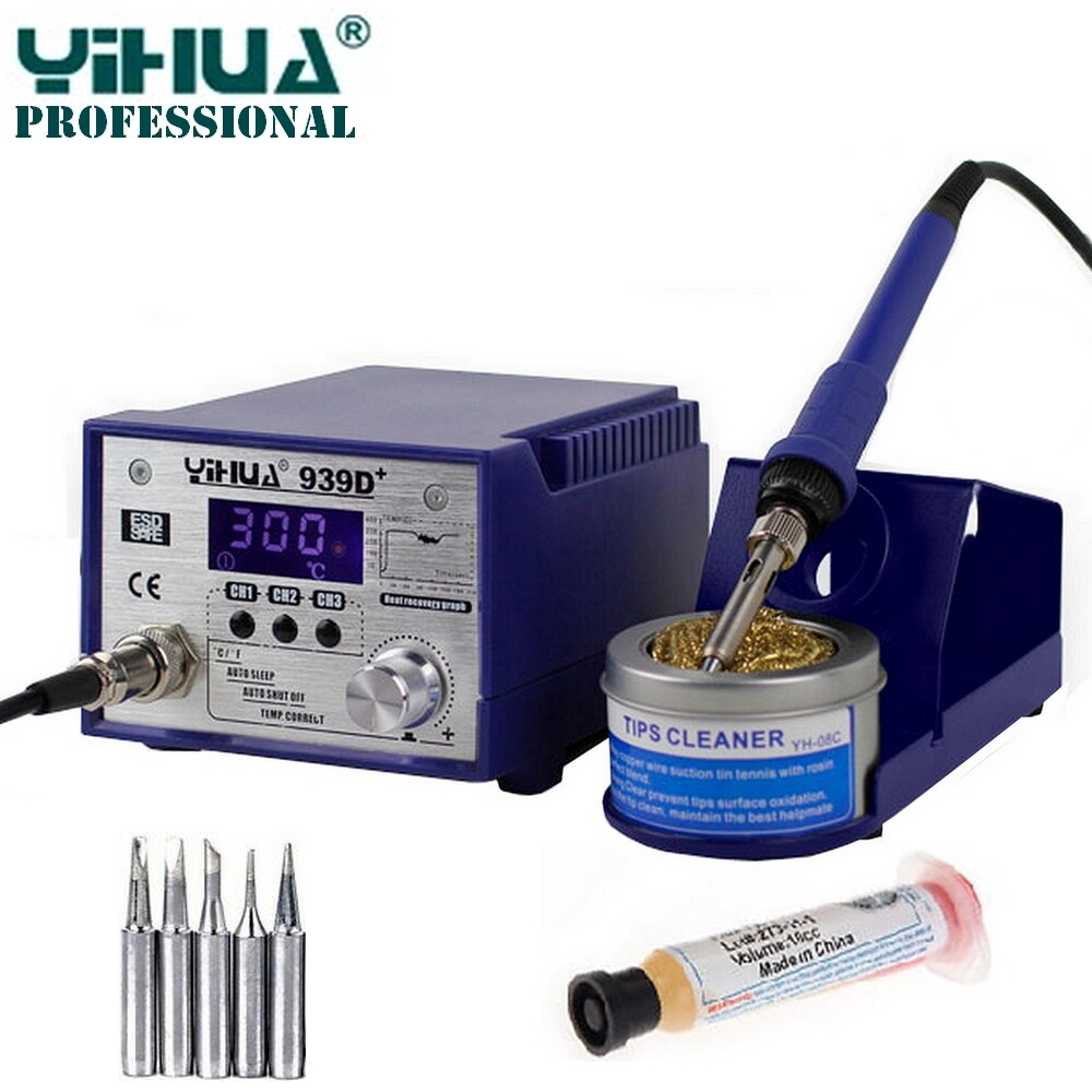 STAZIONE SALDANTE MICROSTILO YIHUA 939D PLUS 75 WATT PID CON ACCESSORI
