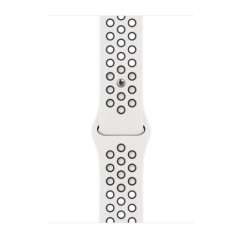Oryginalny zegarek Apple Watch Nike Sport Band SUMMIT BIAŁY / CZARNY 41mm 40mm 38mm NOWY - Zdjęcie 7 z 10