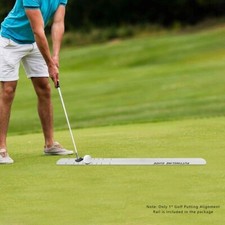 Trainingsger&auml;te Golf Alignment Schiene Golf-&Uuml;bungs-Putting-Ausrichtungsschiene