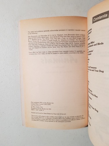 Madabout Book - Animals 1991 PB Mary Danby Facts Quiz Information  - Imagen 5 de 7