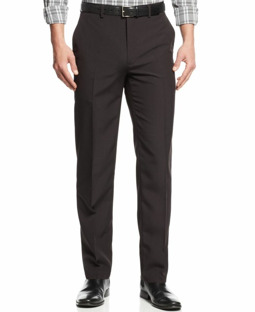 Alfani Men's 36W 30L Black Stripe Slim 
